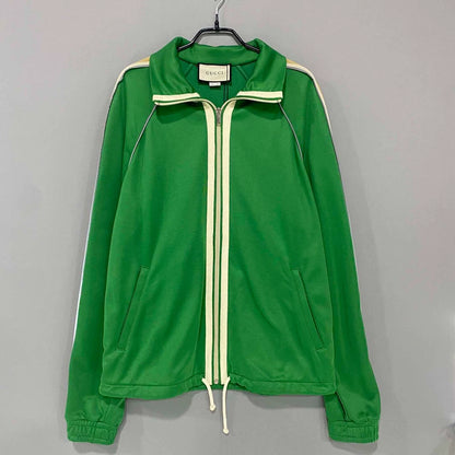 Green 3M Reflective Zip Jacket Gucci-yf