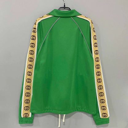 Green 3M Reflective Zip Jacket Gucci-yf