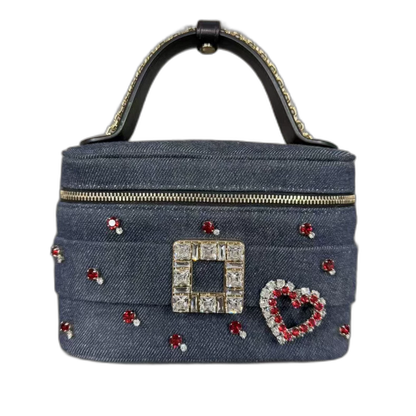 Roger Vivier Denim Box Bag
