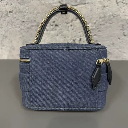 Roger Vivier Denim Box Bag