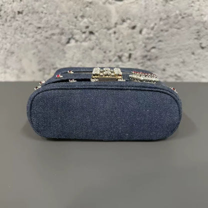 Roger Vivier Denim Box Bag