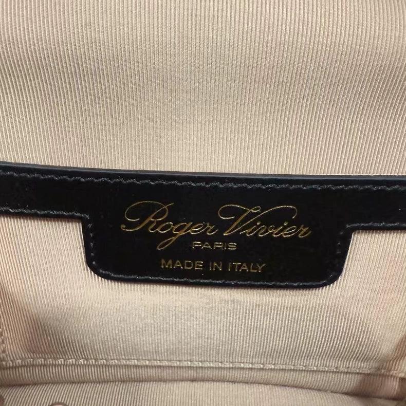 Roger Vivier Denim Box Bag