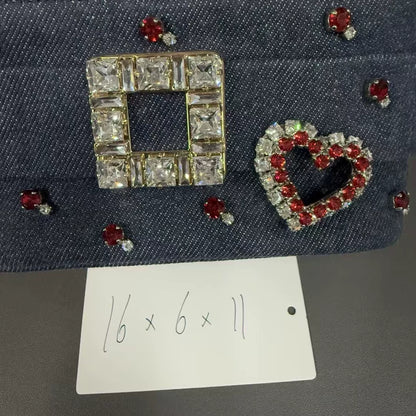 Roger Vivier Denim Box Bag