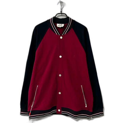 Hermes Baseball Jacket with Color Block Design