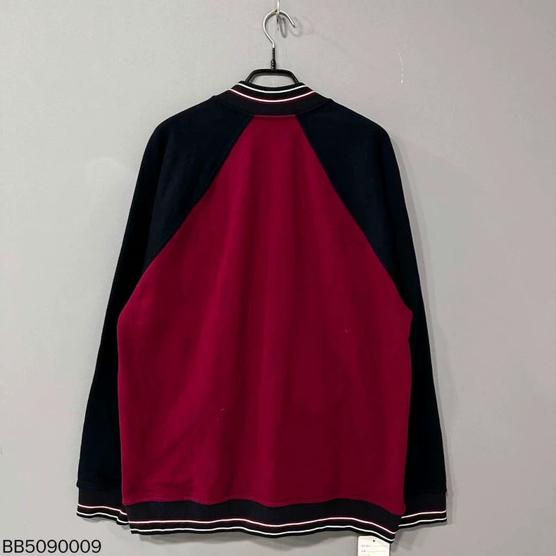 Hermes Baseball Jacket with Color Block Design