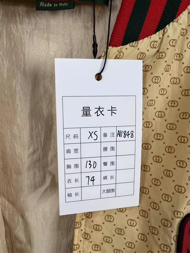 Gucci Logo Embroidered Jacket