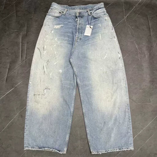 Acne Studios Wide-Leg Denim Jeans-yf