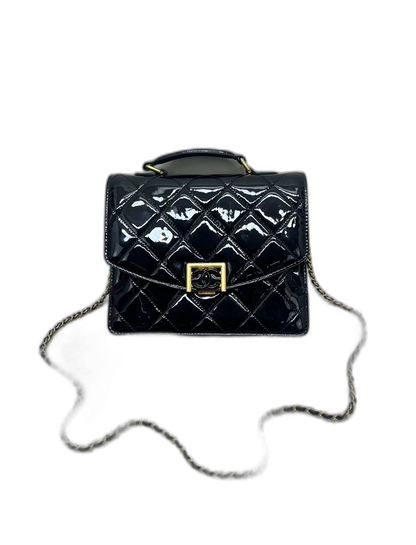 Vintage Chanel Retro Patent Leather Bag