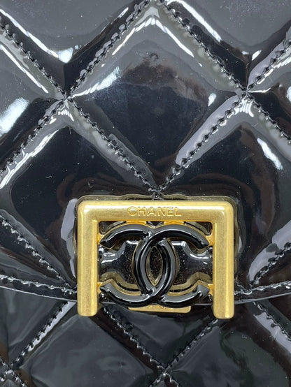 Vintage Chanel Retro Patent Leather Bag