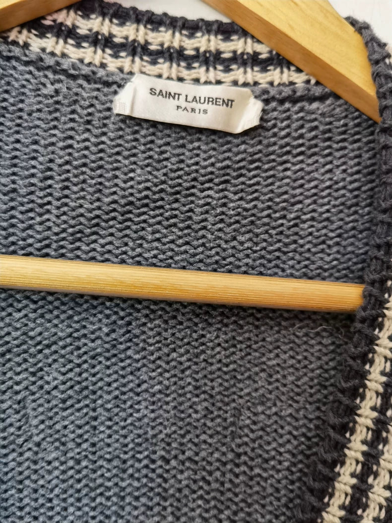 Saint Laurent Vintage Lazy Style Sweater Coat