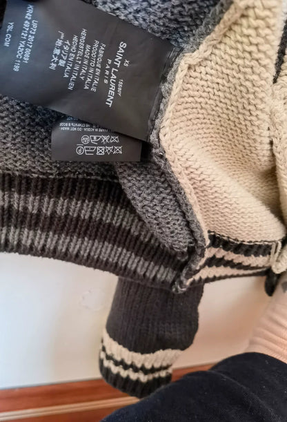 Saint Laurent Vintage Lazy Style Sweater Coat