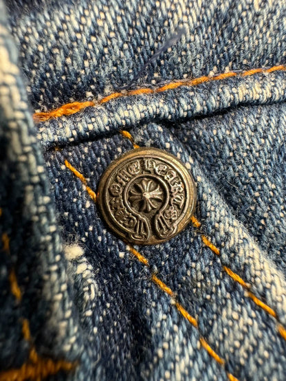 Chrome Hearts 517 Denim Jeans with Crosses-yf