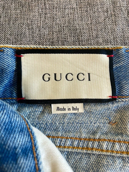 Gucci Men's Tapered Denim Pants-zp