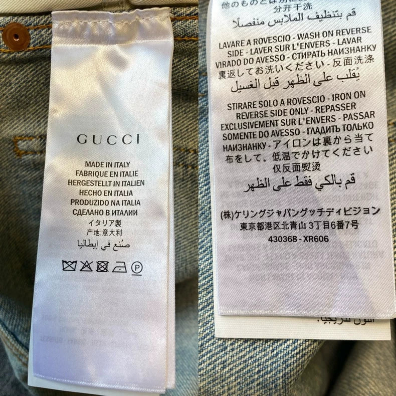 Gucci Men's Tapered Denim Pants-zp