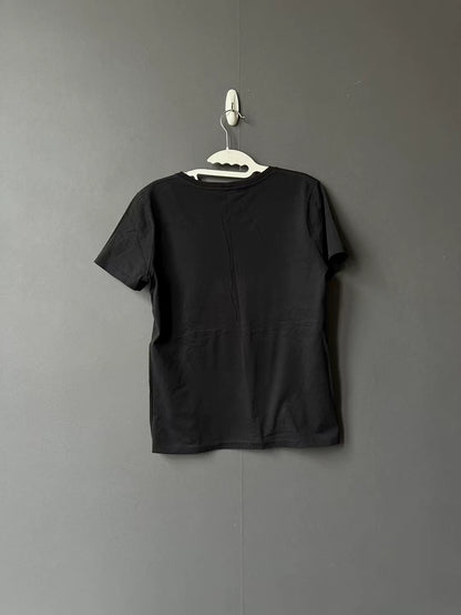 Celine Black Logo Short Sleeve T-shirt