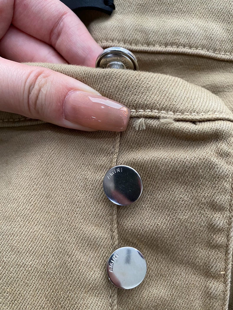 Amiri Khaki MX1 Denim Pants