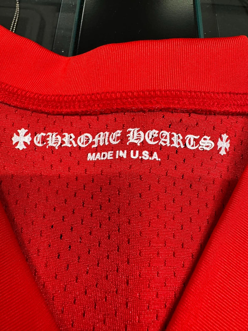 Chrome Hearts Red Hockey Long Sleeve Top-yf