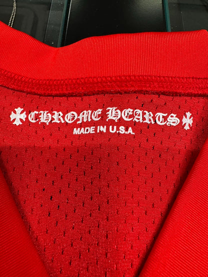 Chrome Hearts Red Hockey Long Sleeve Top-yf