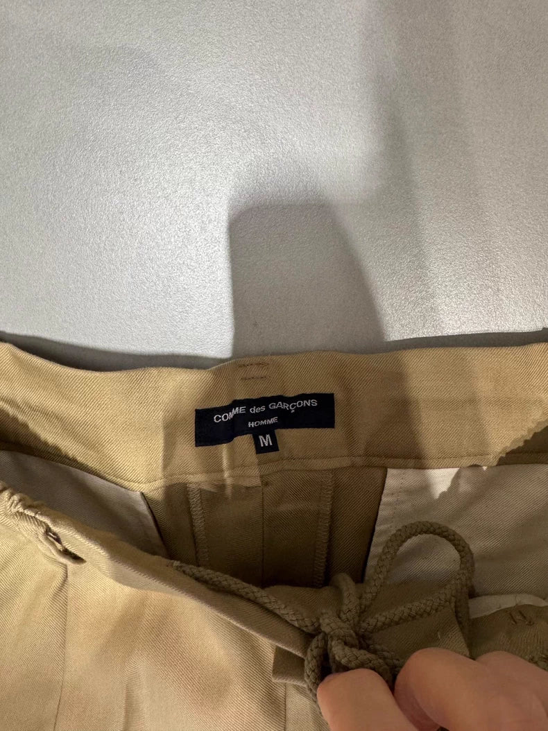 CDG Homme Cotton Wide-Leg Pants