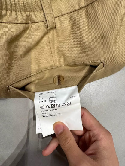 CDG Homme Cotton Wide-Leg Pants