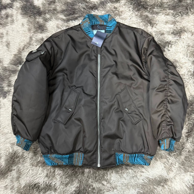 Prada By Raf Simons Nylon Bomber Jacket