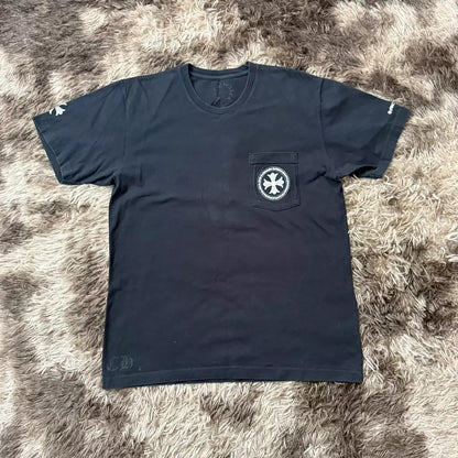 Chrome Hearts Black Cross Short Sleeve Tee