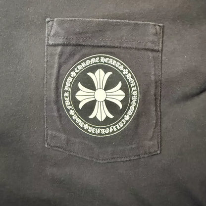 Chrome Hearts Black Cross Short Sleeve Tee