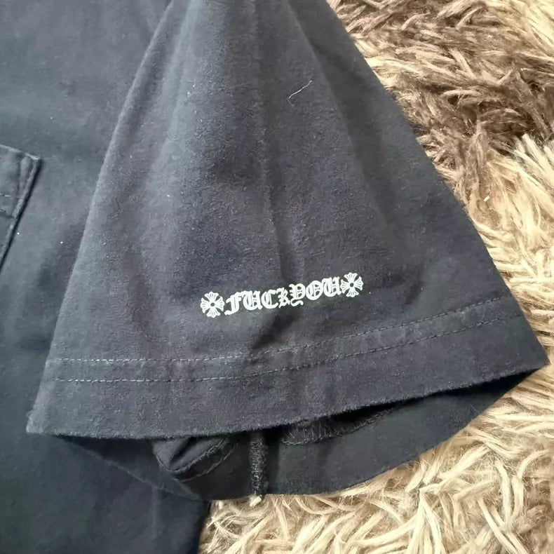 Chrome Hearts Black Cross Short Sleeve Tee