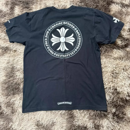 Chrome Hearts Black Cross Short Sleeve Tee