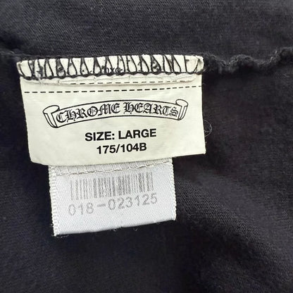 Chrome Hearts Black Cross Short Sleeve Tee