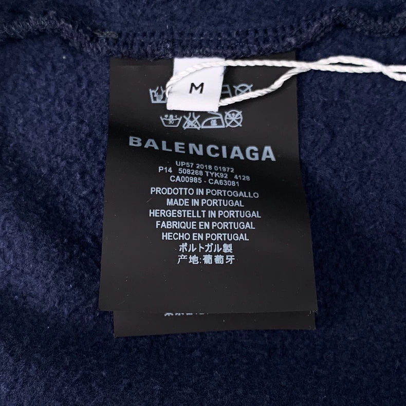 Balenciaga Deep Blue Casual Sweatpants M Size