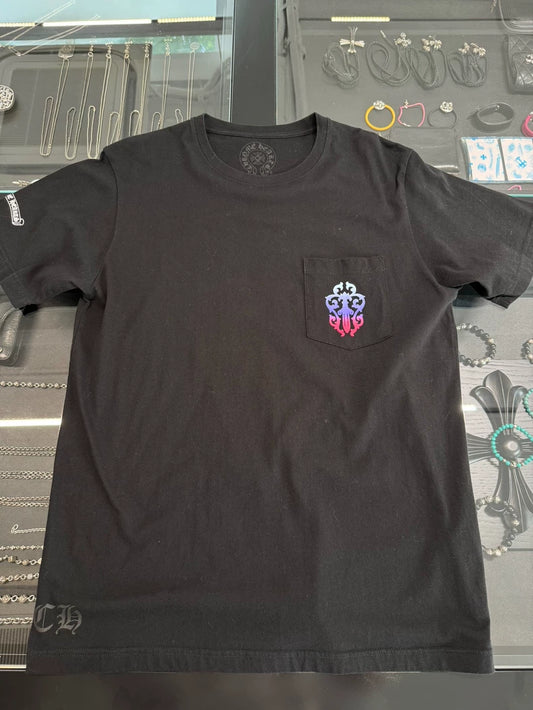 Chrome Hearts Black Vine Sword Short Sleeve-yf