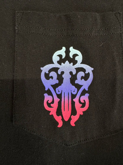 Chrome Hearts Black Vine Sword Short Sleeve-yf