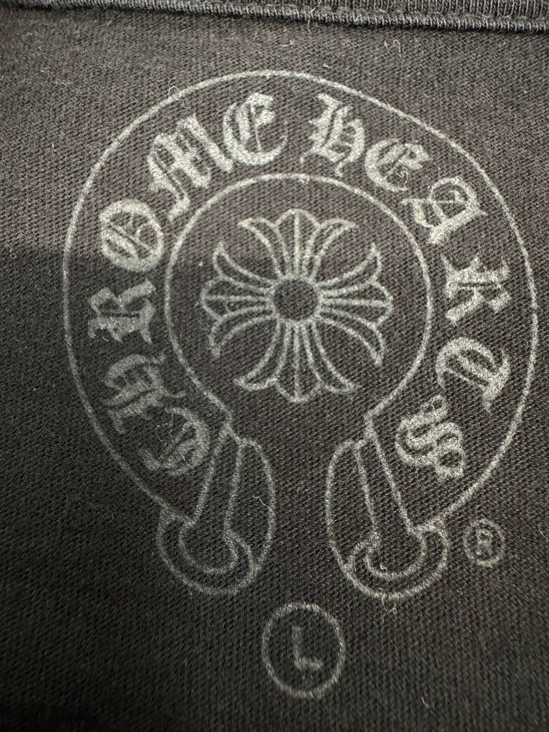 Chrome Hearts Black Vine Sword Short Sleeve-yf