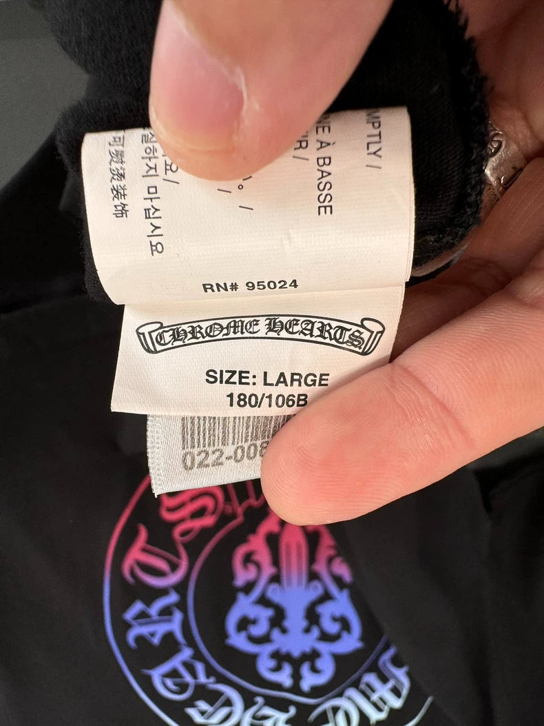 Chrome Hearts Black Vine Sword Short Sleeve-yf