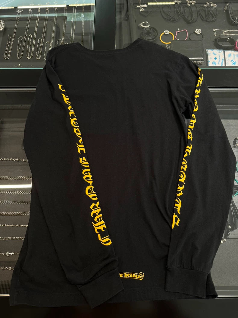 Chrome Hearts Black Long Sleeve Shirt-yf