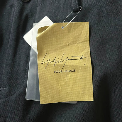 Yohji Yamamoto Black Zip Pants