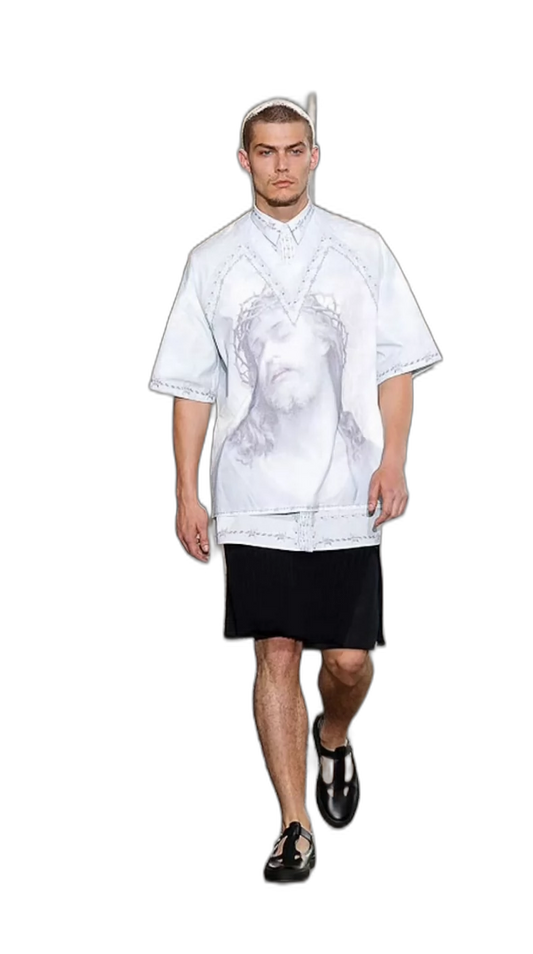 Givenchy Jesus Print Oversized T-shirt