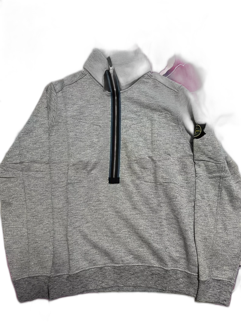 Stone Island Half-Zip Knit Sweatshirt
