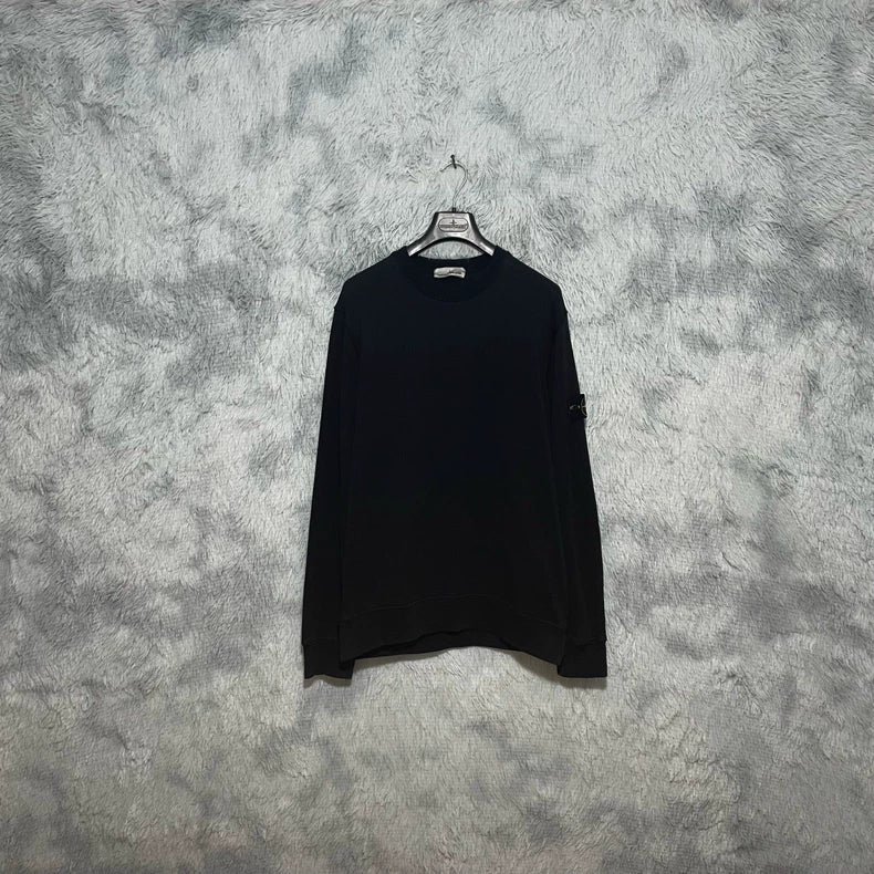 Stone Island Black Crewneck Sweatshirt XL-yf
