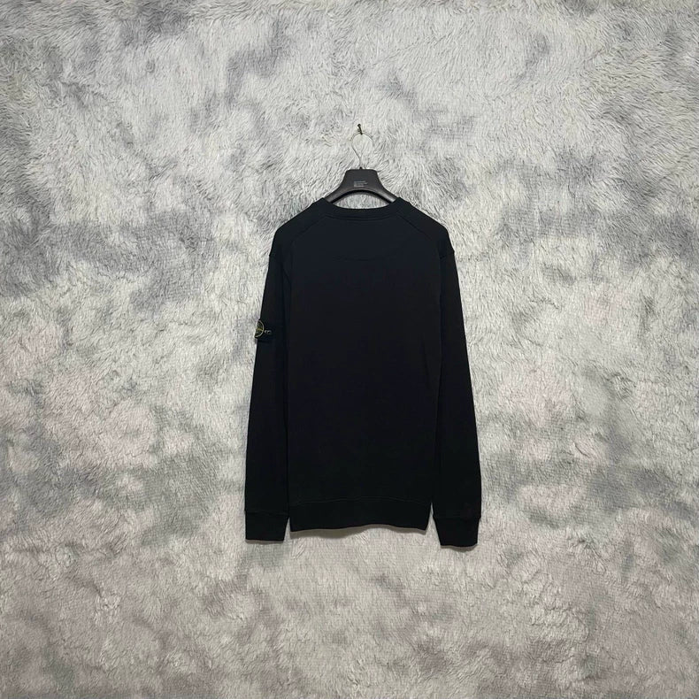 Stone Island Black Crewneck Sweatshirt XL-yf