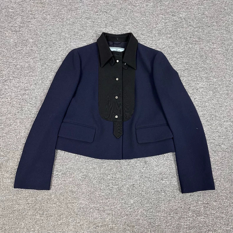 Prada Double Collar Blazer Jacket