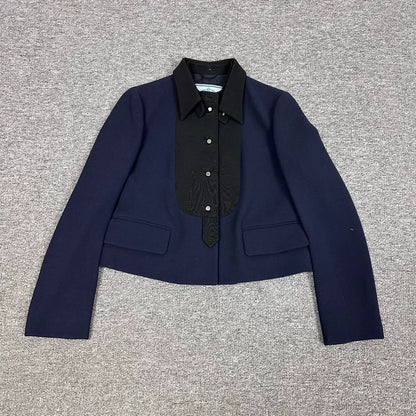 Prada Double Collar Blazer Jacket