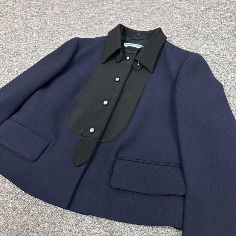 Prada Double Collar Blazer Jacket