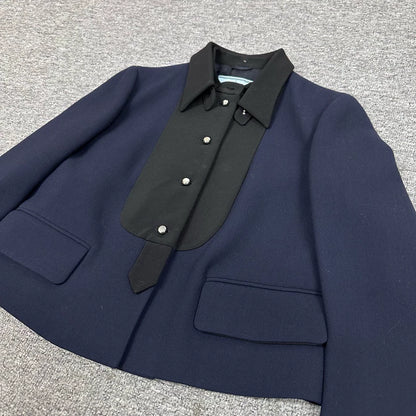 Prada Double Collar Blazer Jacket