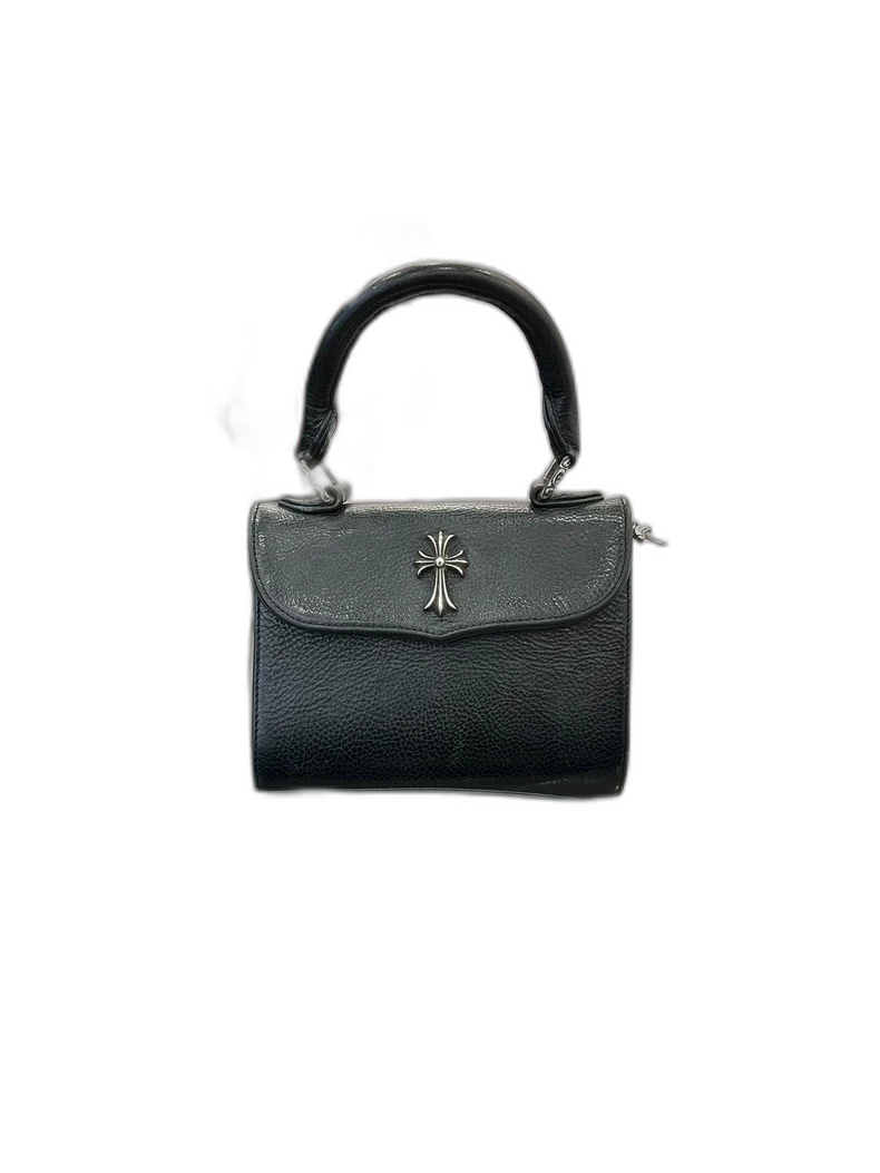 Chrome Hearts Black Crossbody Bag 18cm