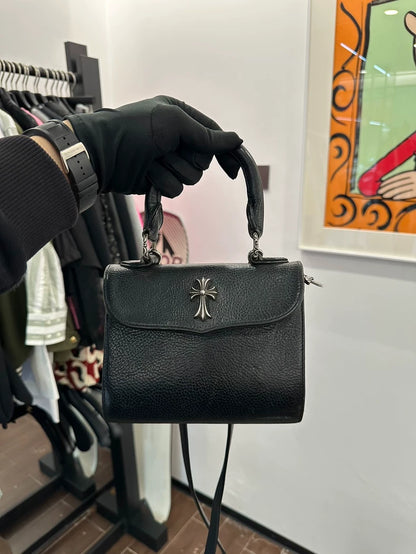 Chrome Hearts Black Crossbody Bag 18cm