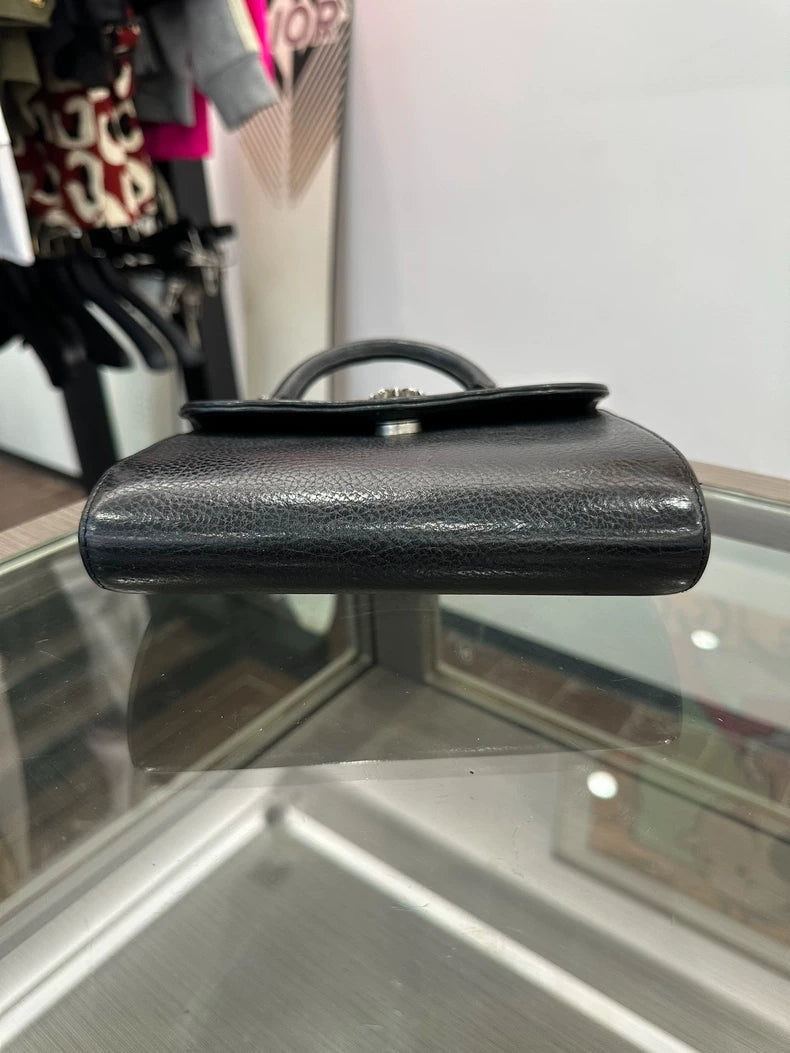 Chrome Hearts Black Crossbody Bag 18cm