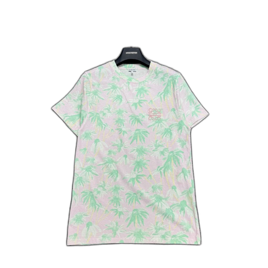 Loewe Daisy Print Short Sleeve T-shirt-zp