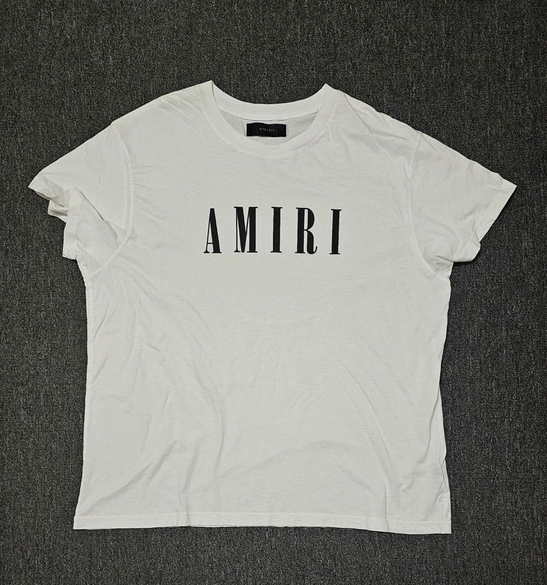 Amiri Men's White Oversize Short Sleeve T-shirt-yf